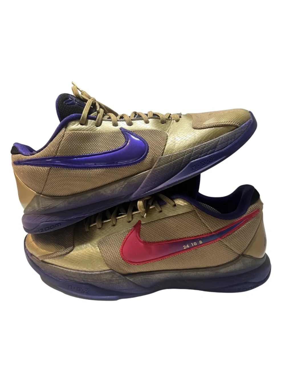 Nike Kobe 5 Protro x Undefeated Hall of Fame Size 12.5 DA6809-700 Gold